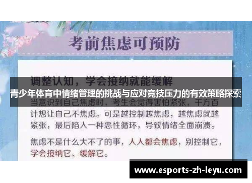 青少年体育中情绪管理的挑战与应对竞技压力的有效策略探索